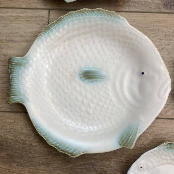 1930's Art Deco Fish‎ Plates - Picture 3 of 16